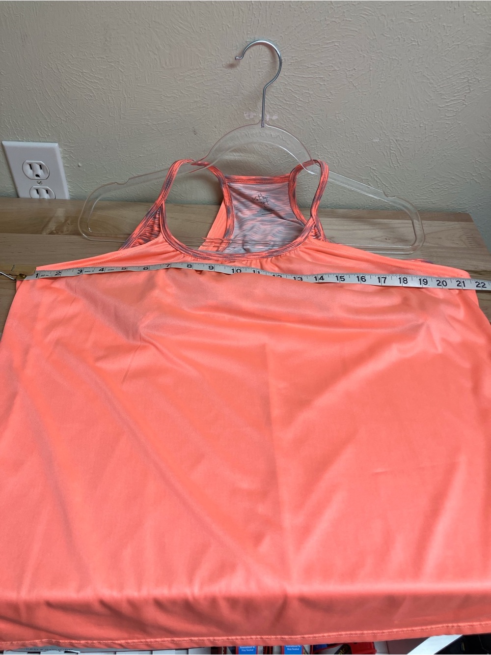 Lightweight Coral Racerback Tank - Picture 7 of 11